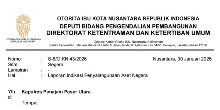 DILAPORKAN OIKN ATAS DUGAAN PENYALAHGUNAAN ASET NEGARA, DUA OKNUM SATPOL PP AKAN SAMBANGI OIKN UNTUK KLARIFIKASI DAN MEMINTA BUKTI